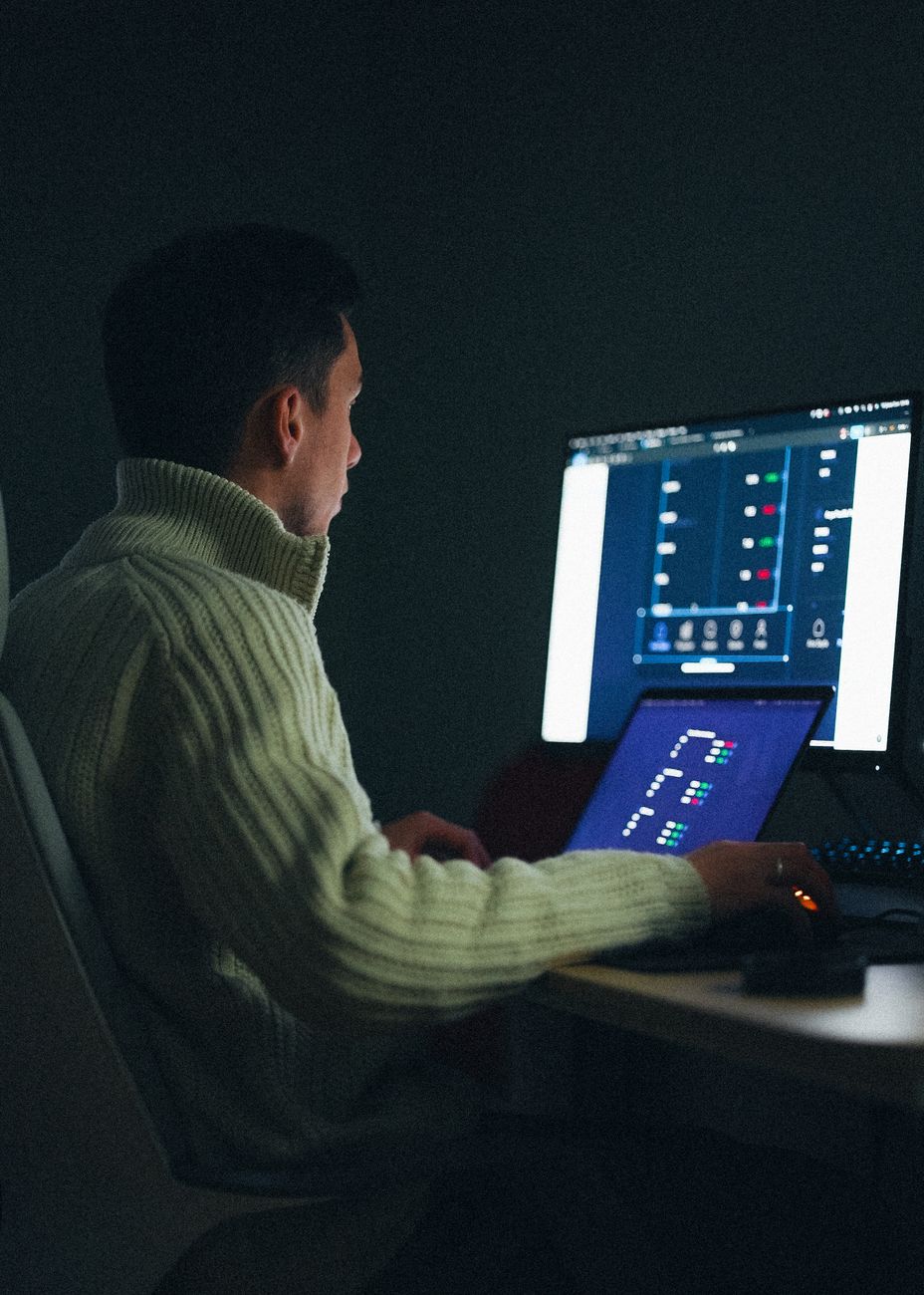 data scientist working with advanced analytics