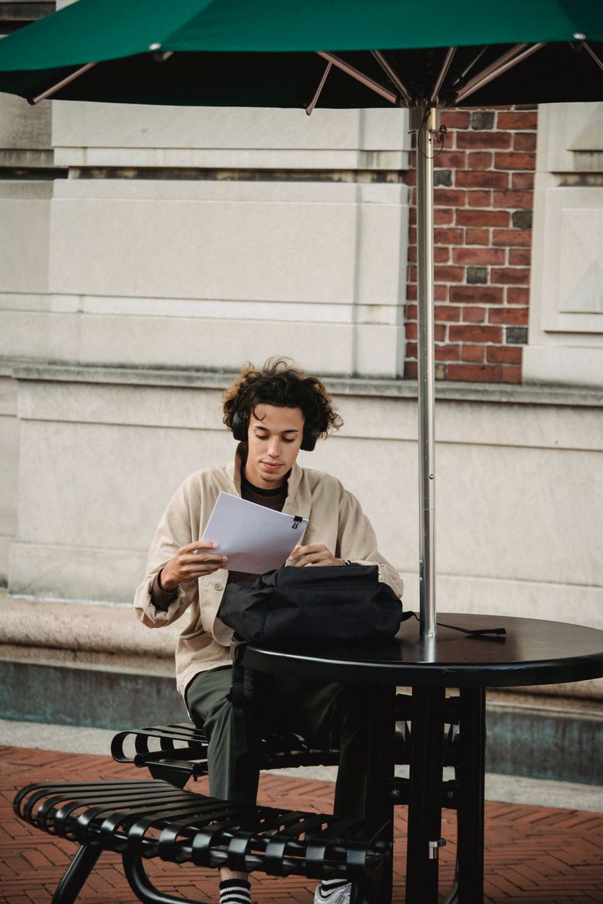 student preparing tech bootcamp application documents