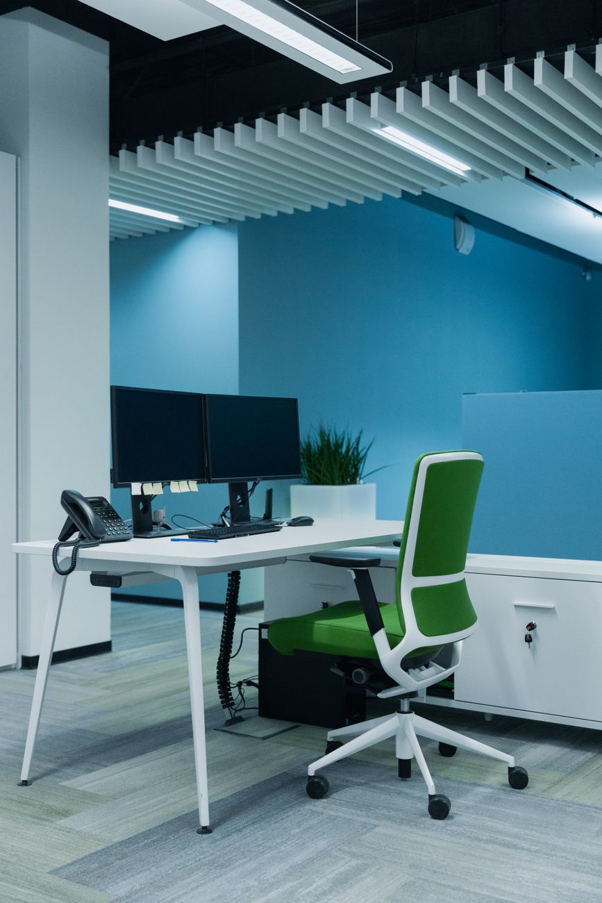 modern tech workspace